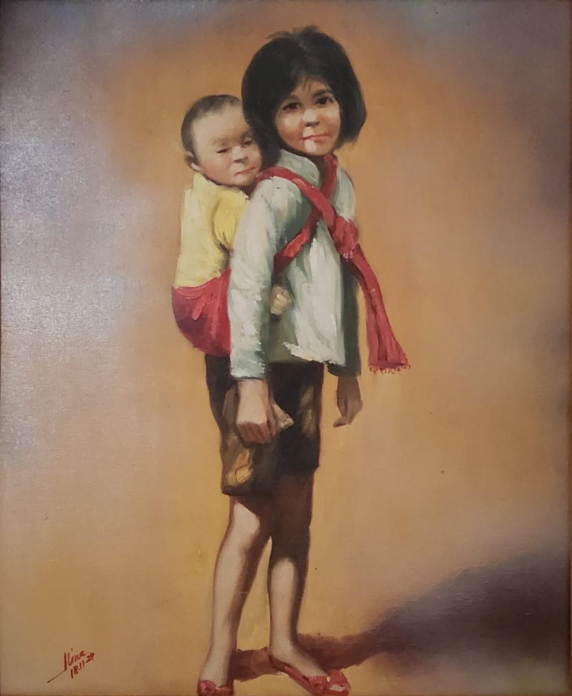 ArteDiAlina.com painting: brotherly love